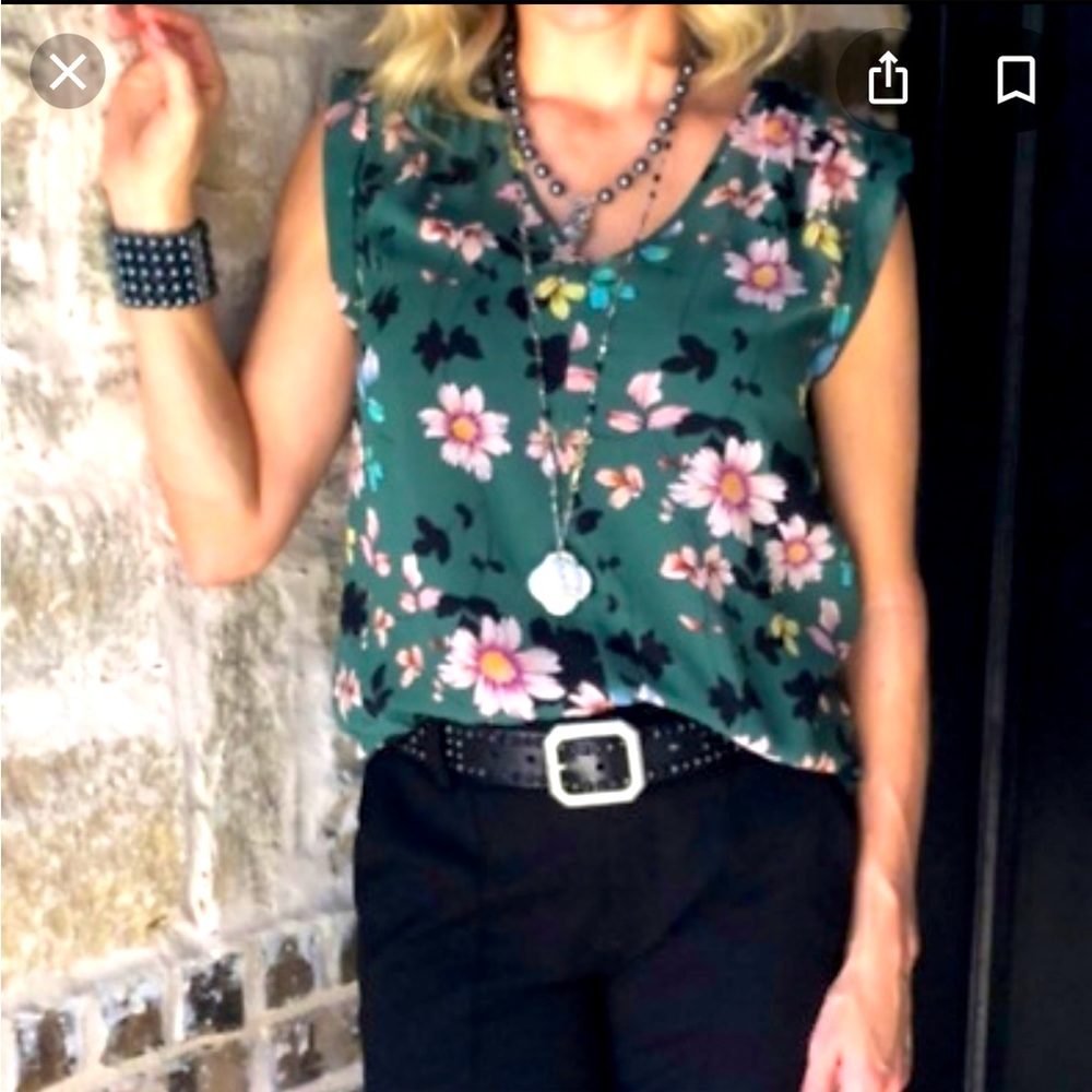 Cabi Shadow blouse. Size M.